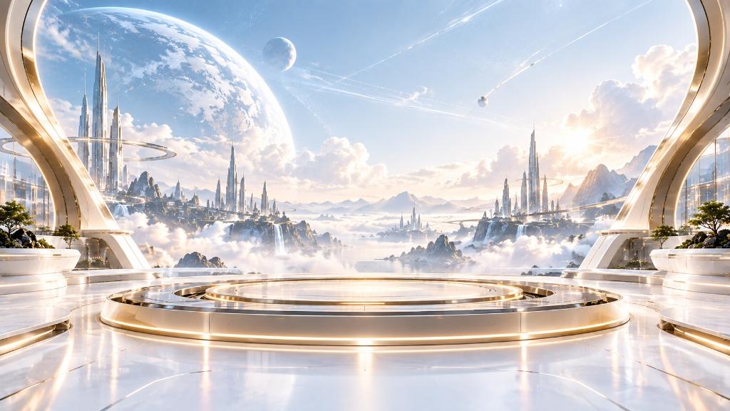 Shakalya International Futuristic Daytime Platform Architecture